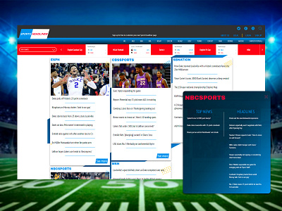 Cbssports designs, themes, templates and downloadable graphic elements on  Dribbble