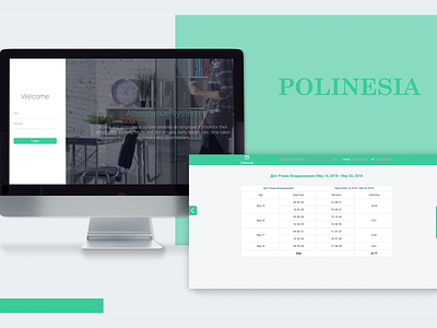 Polinezia app design perfectorium ui ux website