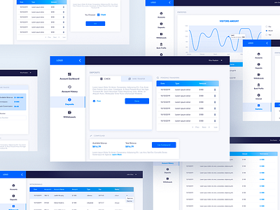 Investment dashboard app business design perfectorium ui ux web