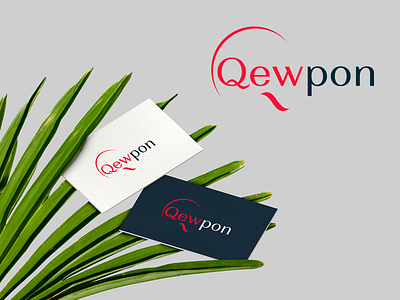 Qewpon logo design