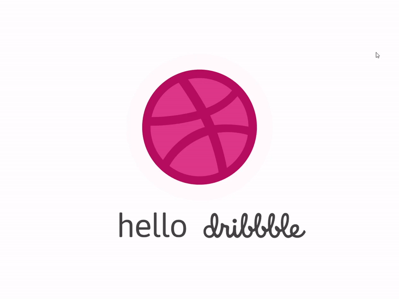 Hello dribbble adobe xd dribbble logo ui web