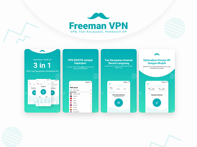 Googleplay Screenshots For Freeman VPN