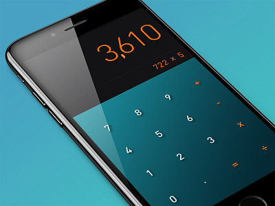 Daily UI #004 - Calculator 004 calculator daily ui ramotion