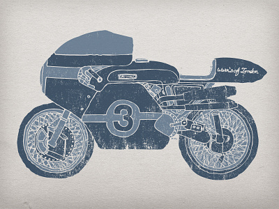 Cycle WIP drawing illustration motorcycle