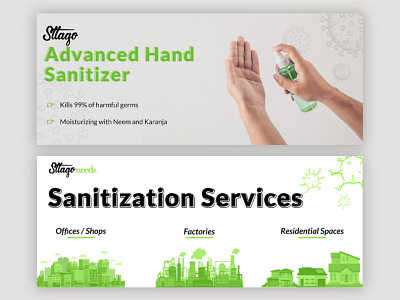Sanitation hoardings advertisment advertizing germ germsposter hoarding santizer
