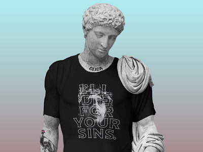 Hermes hermes marble mockup olimpo tshirt
