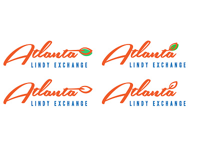 Atlanta Lindy Exchange atlanta atlx dance lindy hop logo retro swing
