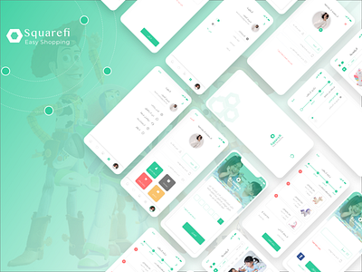 Squarefi android app design ecommerce ecommerce app illustration ios application toys toystory uidesign user experience user flow user interface uxdesign website