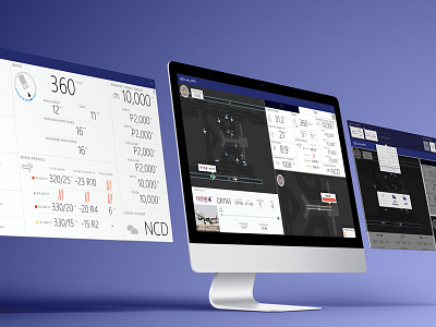 Airport Dashboard control room dash dashboard interface purple ui
