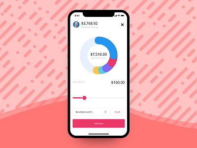 Banking app adobexd app app design concept mobile mockup ui vector