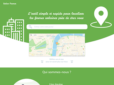 Urban Farmer adobexd concept ui vector web design website