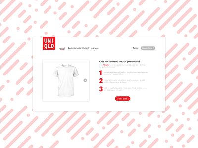 Uniqlo project adobexd concept design ui ux web design