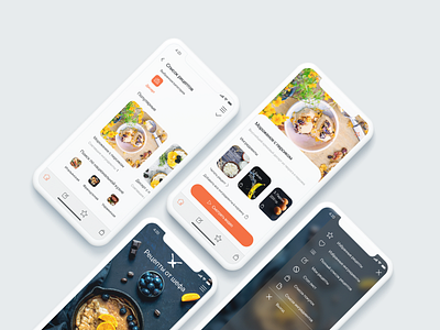 Cooking Recipe Mobile App cooking app design food mobile app mobile app design mobile ui recipe app ui ux