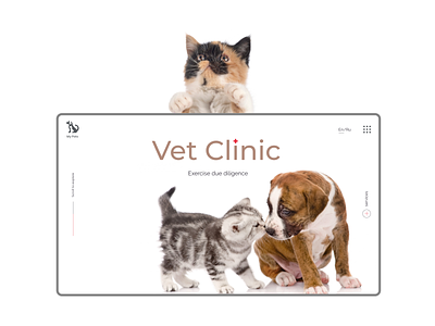 veterinary clinic clinic corporate design design ecommerce logo pets typography ui ux veterinary clinic web website