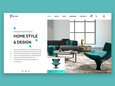 interior design branding chair design furniture icon interior design typography ui ux web webpage website