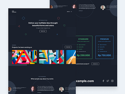 Nyx - TailwindCSS Landing Page Template dark theme design e commerce freelancer heroicon landing page open source portfolio portfolio website tailwindcss template ui website website design