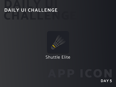 Daily UI Challenge: Day 5 App Icon