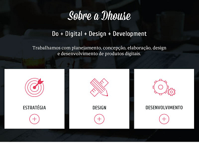 Sobre agency design development digital layout lean startup strategy team ui ux web