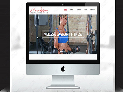 Melissa Lagrant Fitness Website Development fitness website design website design website design and development website development