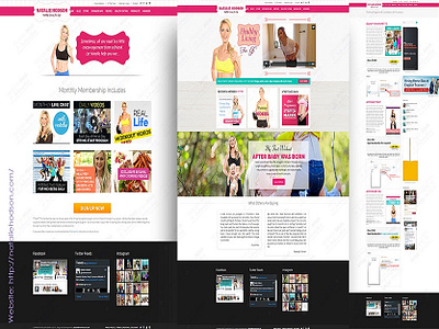 Natalie Hudson Fitness Branding Agency fitness website design website design website design and development website development