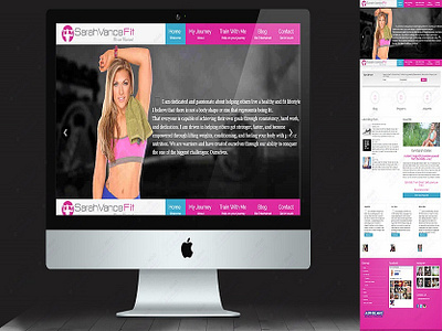 Sarah Vance Fitness Website Design