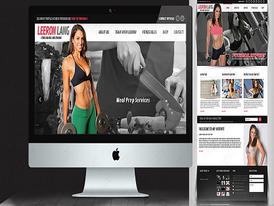 Leeron Lang Fitness Website Design fitness website design website design website design and development website development