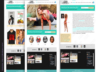 Divini Rae Fitness Website Design business development strategy fitness website design website design website design and development website development