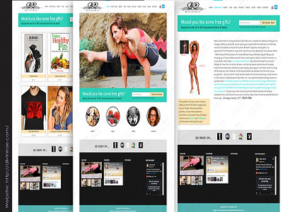 Divini Rae Fitness Website Design