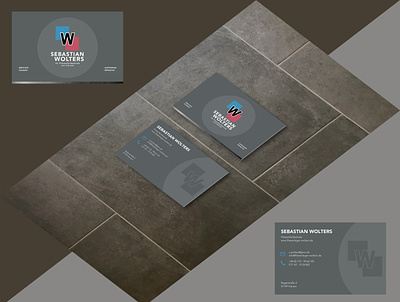 Wolters - Business Card Layout branding businesscard design illustration