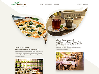 Website Design "Mein Stübchen" (Start)