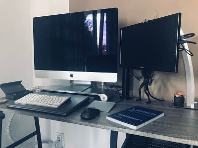 My actual working space cx cyphersx design desk ui ux workspace