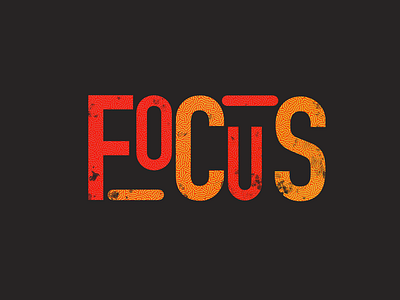 Focus text art