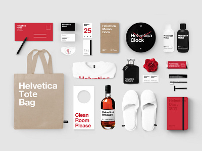 Helvetica Hotel Branding