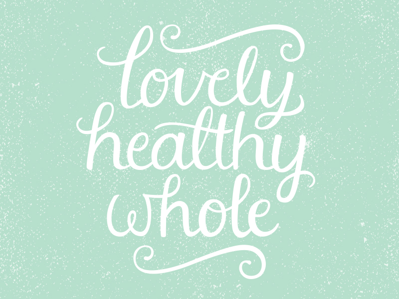 lovely healthy whole logo by Dana McCreery on Dribbble