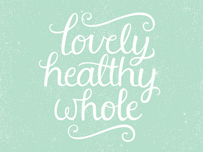 lovely healthy whole logo