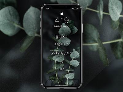 One Wallpaper design enneagram eucalyptus iphone iphone x lock screen one typography wallpaper