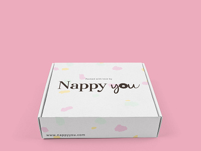 Nappy You mailing box brand design brand identity branding product uidesign