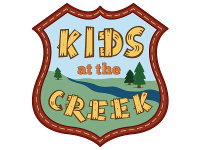 Kids at the Creek Logo badge creek hope church kids logo