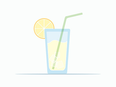 Summah Time cool drink lemonade refreshing summer summertime vector