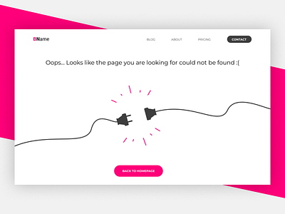 Daily Ui #008 404 Error Page