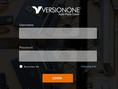 Login page redesign