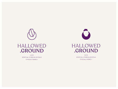 HALLOWED GROUND | Brand art direction branding graphic logo design