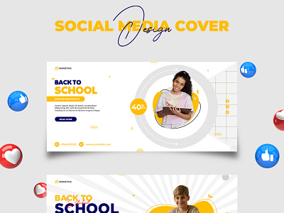 Social Media Cover Design banner banner cover cover design graphic design social media design social media template template