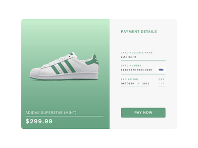 Credit Card Checkout app branding credit card checkout dailyui sneakers ui ux