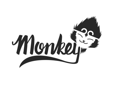 Monkey Logo animal handlettering illustration logo monkey monkey king vector