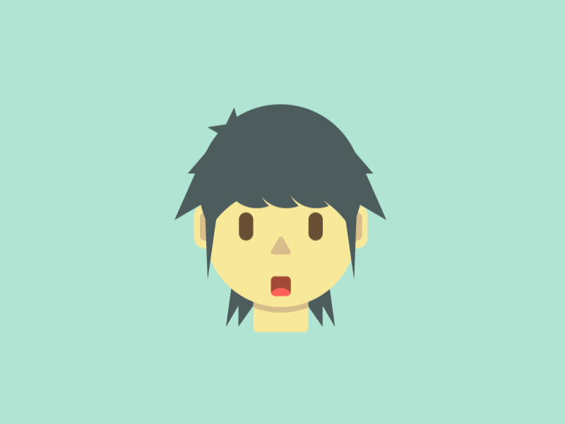 Character rig test 2d 2d animation after effect aftereffects animation gif motion graphic