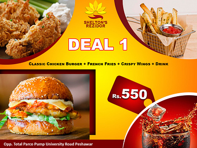 Restaurant Food Deal deals design fastfood food drink photoshop restaurant social media
