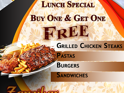 Brochure Design deals design fastfood food drink photoshop restaurant social media