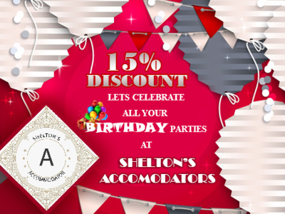 Birthday Party's offers baloons design guest house hall photoshop restaurant social media