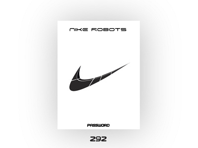 NIKE ROBOT CONCEPT 292 brand identity branding branding concept branding design font fonts game design germany logo logo design logo redesign morocco nike poster redesign robot